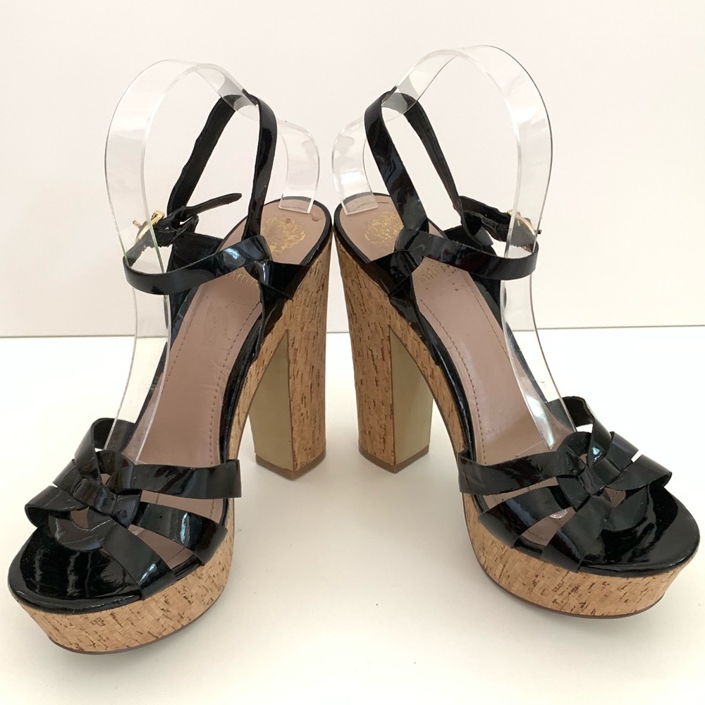 Vince Camuto never worn patent leather sandals